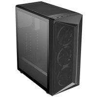 Cooler Master CMP 510 ARGB Midi-Tower ARGB, закалено стъкло - черно, снимка 2 - Захранвания и кутии - 44016759