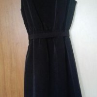 Черна къса рокля, с коланче🍀👗XS р-р🍀👗 арт.318, снимка 4 - Рокли - 27744504