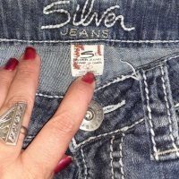 Дизайнерски дънки Silver jeans by "Aiko"® / широки крачоли, снимка 8 - Дънки - 28855006