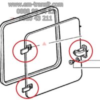 Комплект за отваряемо задно стъкло Форд Транзит, снимка 2 - Части - 43035213