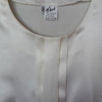 Дамска блуза къс ръкав от сатен, снимка 2 - Ризи - 28799958