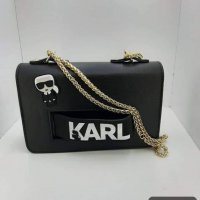 Дамска чанта Karl Lagerfeld, снимка 1 - Чанти - 32599611
