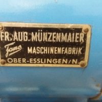 Немски трифазен шмиргел FAMO Fr.Aug.Munzenmaier Esslingen , снимка 7 - Други инструменти - 27774067