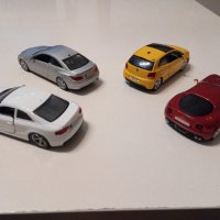 Метални Burago 1:32  Audi A5, VW Polo GTi, Alfa Romeo 8c competitione, снимка 6 - Колекции - 43341697