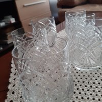 Кристални чаши за уиски,водка,коняк, снимка 3 - Сервизи - 36706169