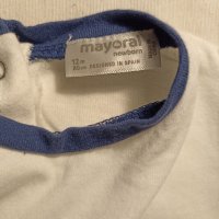 Комплект блузи с дълъг ръкав за момче Mayoral - 2 бр. 80 см, 12 мес., снимка 8 - Бебешки блузки - 43799004