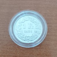 Сребърни монети Швейцария, снимка 4 - Нумизматика и бонистика - 44083534