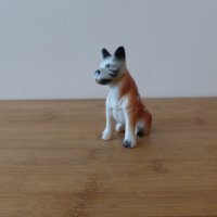 Немска порцеланова фигура Куче 80-те г статуетка, снимка 2 - Статуетки - 43643524