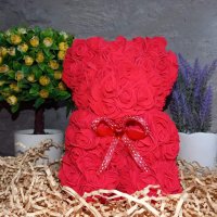 Мече от вечни рози , подарък за жена , снимка 3 - Подаръци за жени - 43706342