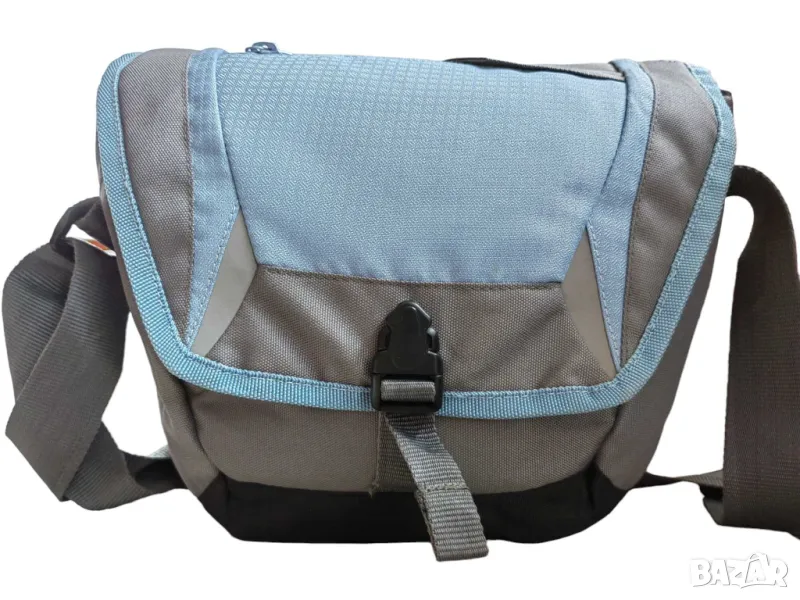 Чанта през рамо Leepak, Унисекс, Сиво/Синя, 28х18х13 см, снимка 1