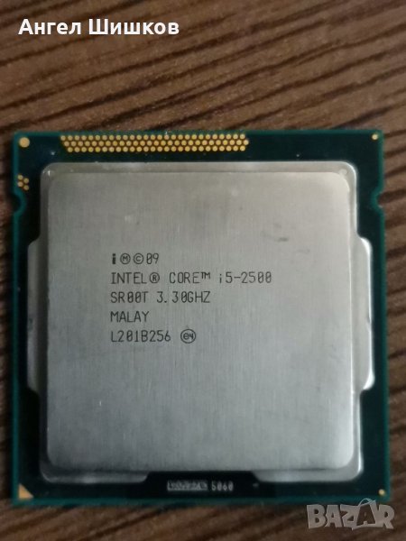 Intel Core i5-2500 3300MHz 3700MHz(turbo) SR00Q L2=1MB L3=6MB 5 GT/s DMI 95W Socket 1155, снимка 1