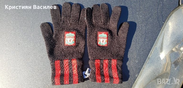 Зимни ръкавици със логото на Liverpool L размер, снимка 1
