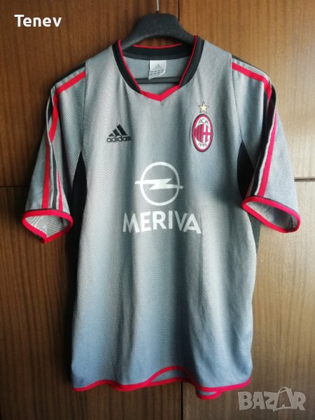 AC Milan Adidas рядка оригинална тениска фланелка 2003/2004 Third размер М Милан , снимка 1