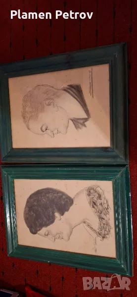 2 броя стари картини , снимка 1