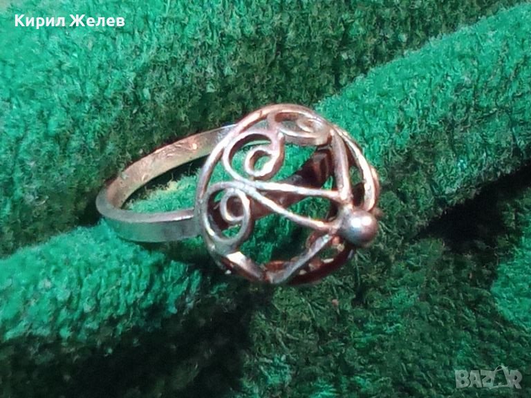 19 Век СТАРИНЕН АЖУРЕН СРЕБЪРЕН РЕТРО ВИСОКА ПРОБА СРЕБРО ГРАДСКО РЕТРО БИЖУ РЪЧНА РАБОТА 44282, снимка 1