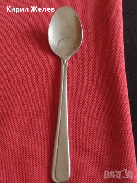 Стара лъжичка за кафе чай от соца с печат STAINLESS STEEL 18/8 за КОЛЕКЦИЯ ДЕКОРАЦИЯ 31670, снимка 1