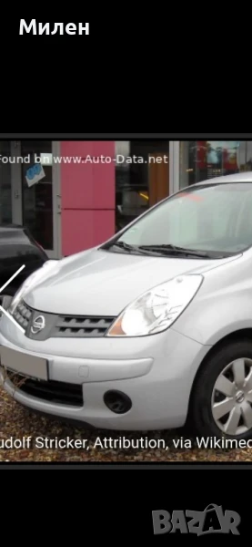 Ляв Фар За Nissan Note 2005-2009 Година Нисан Ноте, снимка 1