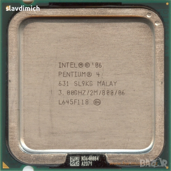 Процесор за компютър  Intel Pentium 4 HT 631 3 Ghz Socket 755 , снимка 1