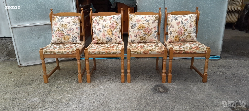 Столове трапезни масив-4бр.№013, снимка 1