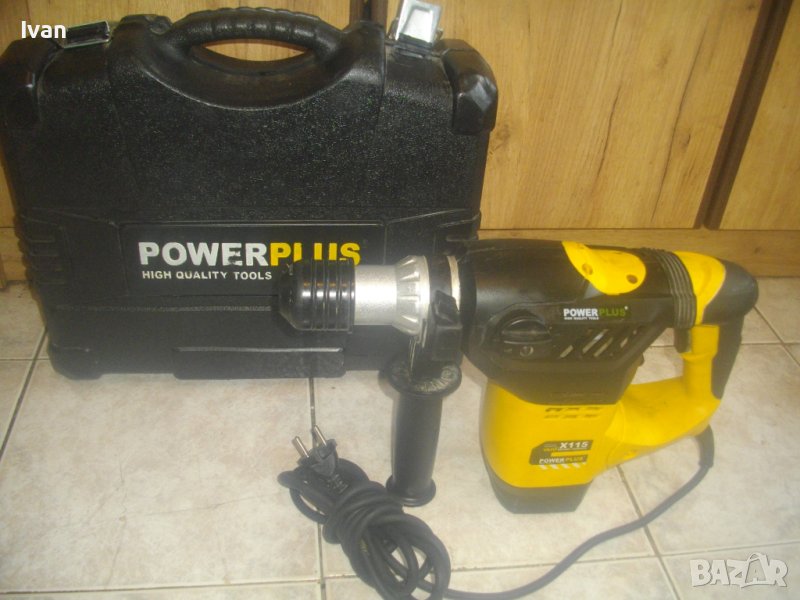 ЗА ЧАСТИ-ЗА РЕМОНТ - Перфоратор Къртач Голям-Белгийски-1500 Вата-Power Plus X115-Made in BELGIUM, снимка 1
