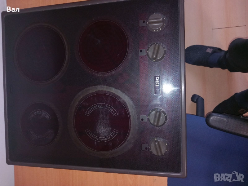 Керамичен плот Creda 42257 с 4 зони, използван, снимка 1