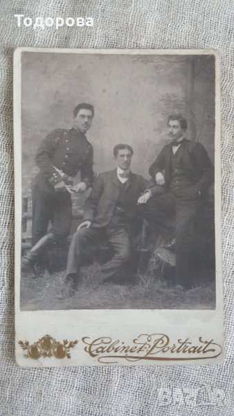 Стара картонена кабинетна снимка , снимка 1