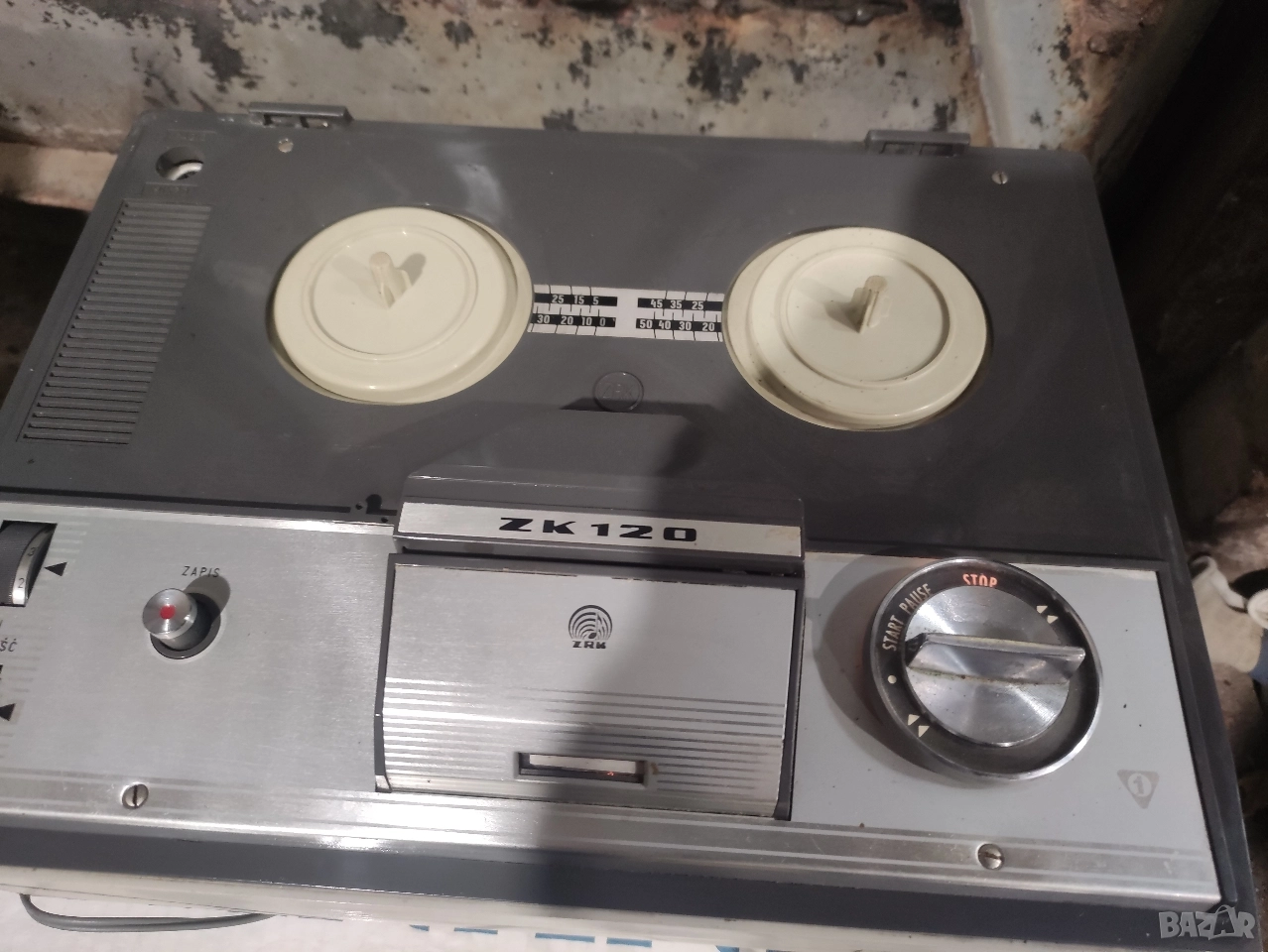 Ретро ролков магнетофон Unitra ZK-120 , снимка 1