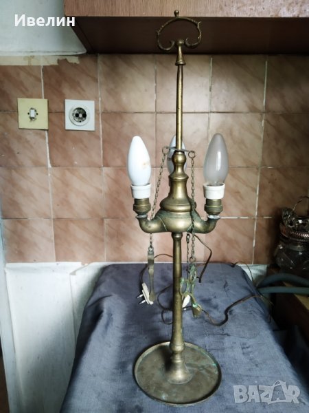 стара настолна лампа арт деко, снимка 1
