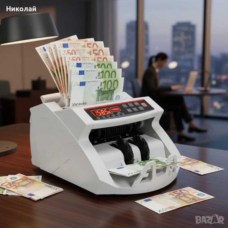 Машина за броене на пари / евро, снимка 1