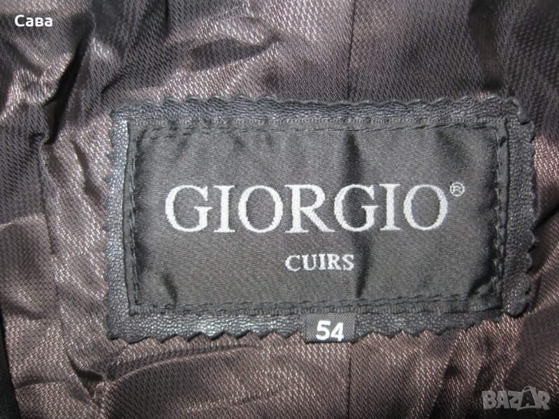 Кожено сако GIORGIO  мъжко,Л-ХЛ, снимка 1