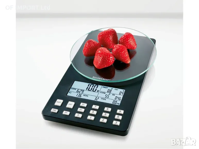 Дигитална Кухненска Везна за Хранителен Анализ SILVERCREST SNAW 1000 D2, снимка 1