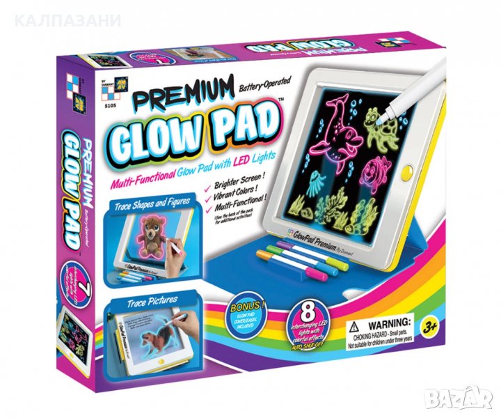 Светеща дъска за рисуване Premium Glow Pad 5105CO, снимка 1