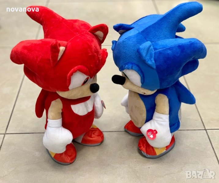 Плюшен Sonic , Плюшена играчка Соник танцуваща и пееща, снимка 1