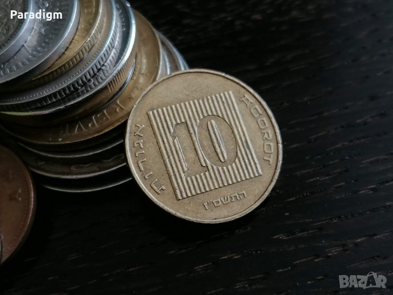 Монета - Израел - 10 агори | 2007г., снимка 1