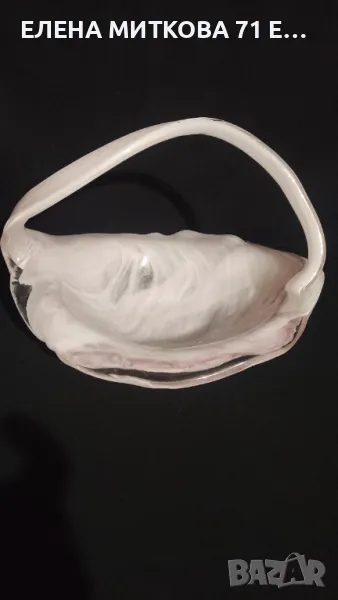 Уникална бонбониера/кошница от оловен кристал нова с етикет, снимка 1