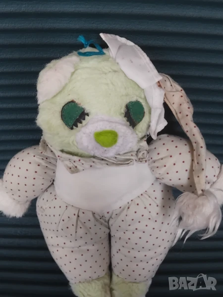 Играчка Спящо Мече с пижама и нощна шапка, снимка 1