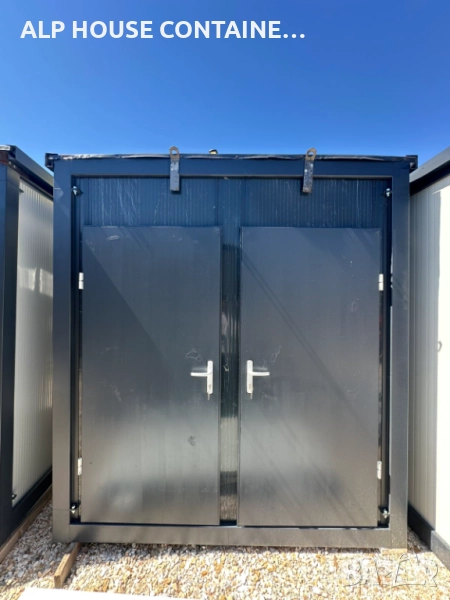 Санитарен контейнер 240х140 | WC контейнер, Модулен контейнер, Строителен контейнер, , снимка 1