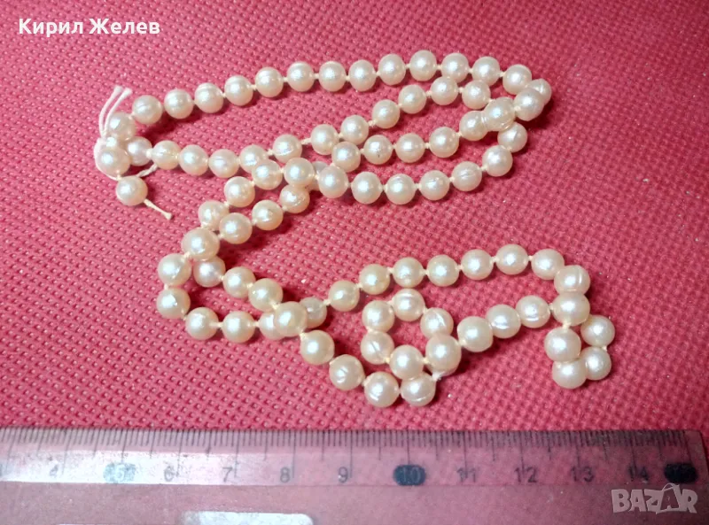 СТАРО ПЕРЛЕН Тип ГЕРДАНЧЕ НАНИЗ КОЛИЕ ОГЪРЛИЦА 39681, снимка 1
