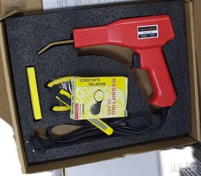 🔧🔥 CASE 6 Пистолет за лепене на пластмаса, снимка 1