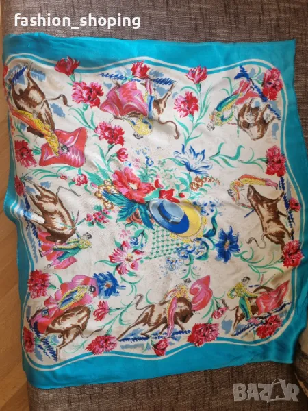 Страхотен шал с десен корида и тореадори, снимка 1