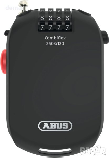 Кабелно заключване ABUS Combiflex 2503, 72501 Черно, снимка 1