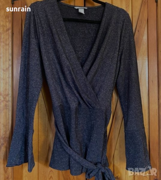 дамска блуза блясък H&M, снимка 1