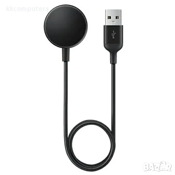 Оригинално Безжично зарядно за Samsung Galaxy Watch Active 2 / Черен / Баркод : 456370, снимка 1