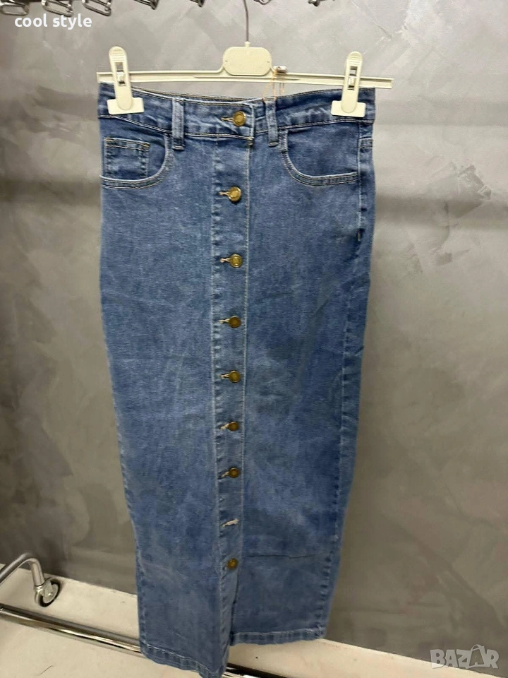 пола деним с копчета, снимка 1