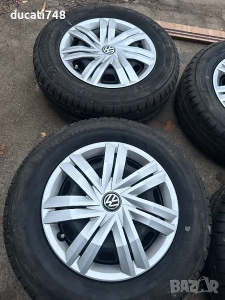 OEM железни джанти 14" 5х100 - VW, Skoda, Seat с тасове, снимка 1