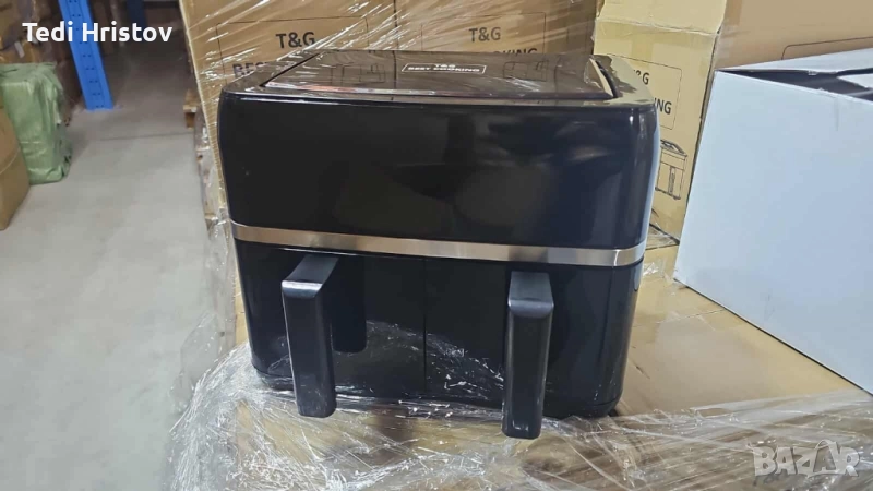 Двоен Air fryer T&G BEST COOKING 32847A0 - отделни LED дисплеи за всяка зона, снимка 1