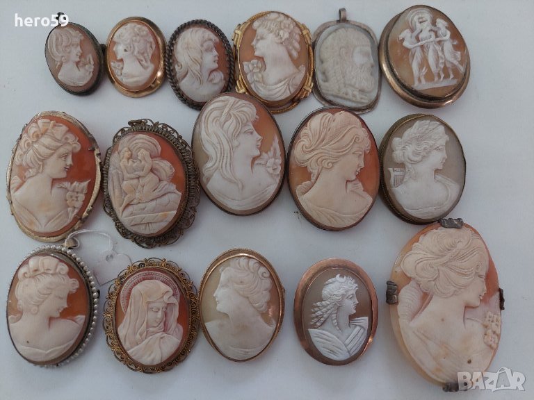 Аксесоари,камеи брошки медальони,злато сребро позлатени сребърни сребърна сребърно, снимка 1
