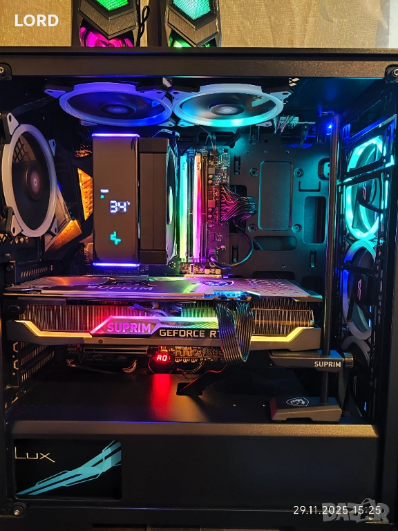 Геймърски i9 9900K, RTX 3070 8GB, RAM 16GB DDR4 3600, SSD 512GB NVME , снимка 1