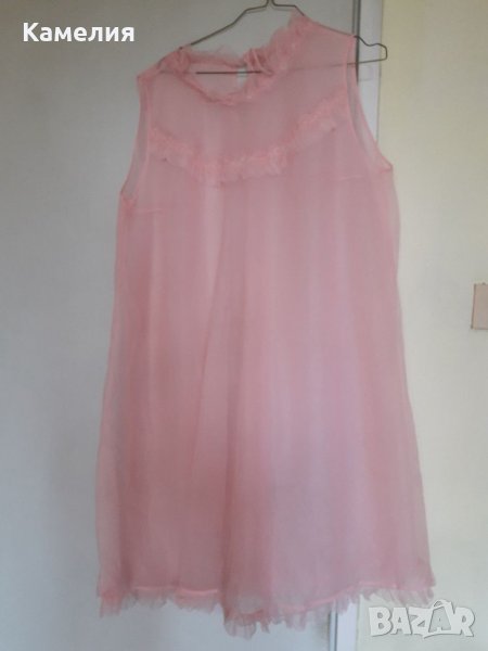 Дамска розова нощница, снимка 1