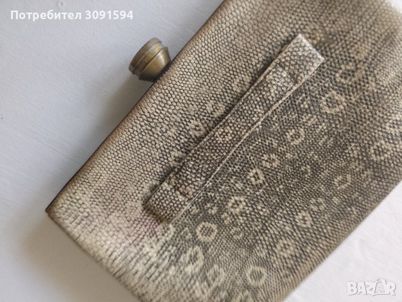 Ретро чанта от кожа на гущер от 30-те години на миналия век, снимка 1